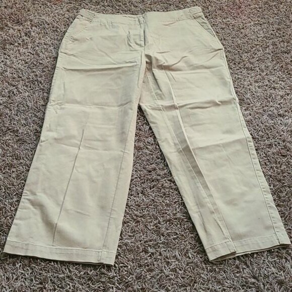 A New Approach Tan Khaki Size 10 Business Casual Pants - Picture 1 of 5